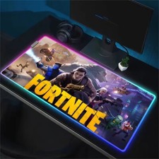 Gaming RGB Mouspad XXL Fortnite Gaming Gamers only LED SETUP