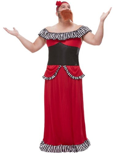 Smiffys kostüm bärtige dame - kostüm,
