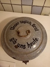 Emaille Brottopf Antik Alt Gott Erhalts Shabby Dachbodenfund Alt Küche