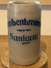 0,8 l Bierkrug Krug Masskrug Bier Brauerei Traubenbrauerei Saulgau