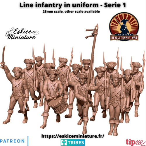 American revolution line - american,
