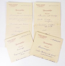 Alte Speisekarten Pension Kaestner Luftkurort Rengsdorf Kreis Neuwied 1913 Menü