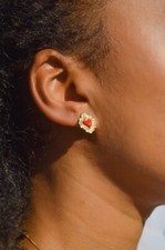 Ohrringe Heiliges Herz 925