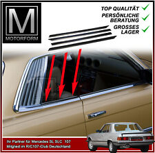 4er Satz Mercedes SLC C107 Abstreifborsten Fensterschachtdichtungen hinten Coupé