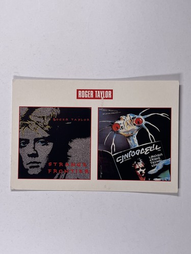 Queen roger taylor - roger, postkarte