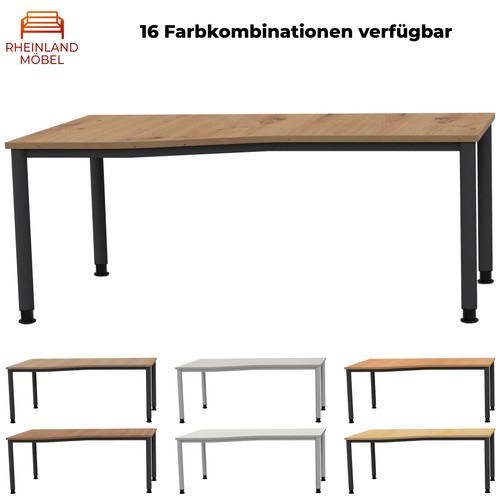 Eckschreibtisch nova 180x100cm - eckschreibtisch,