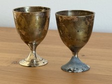 Eierbecher,  antik, versilbert, stilvoll, elegant, klassisch