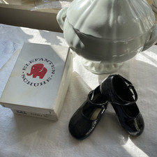 Alte Kinderschuhe Größe 22 ? Shabby  Vintage Deko Nostalgie antik Schwarz Lack