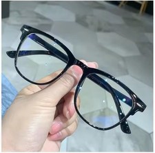 Transparente Blaulicht-Brille für Damen und Herren (Schwarz)