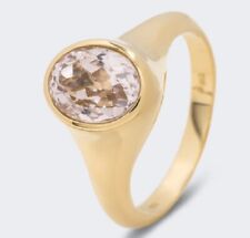 Aparter Solitär Gelbgold 585 Kunzit 2,55ct RW17 - Ä355