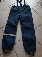 Matschhose Regenhose unisex, Outdoor, Reflektoren, dkl. blau, Gr. 128, H&M