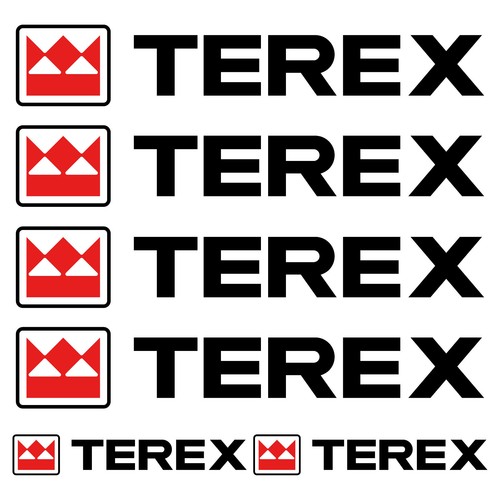 Terex aufkleber sticker bagger - terex,