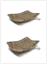 2er Set Schalen Obst/ Brot/ Dekoschal  aus Seegras