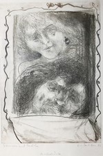 EMIL WACHTER Farblithographie