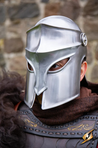 Mittelalter larp stahlhelm - larp,