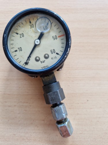 Vdo manometer ø60 - manometer, g1/4"