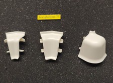 SCHOCK Formteil weiss Wandabschlußleiste WAP 7 Wischleiste Küche Arbeitsplatte