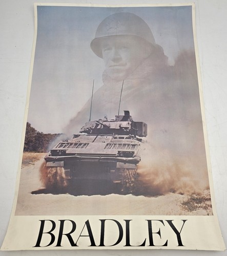Vintage bradley tank military - vintage,