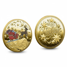 Goldene Münze Frohe