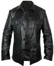 Herren lederjacke tailliert - lederjacke,