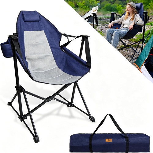 Cclife schaukelstuhl camping - schaukelstuhl,