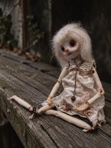 Ooak gruselige kunst puppe - ooak,