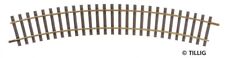 Tillig H0-ELITE 85140 Gebogenes Gleis R 11, R 366 mm/30°