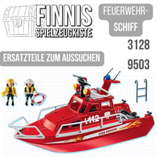 Playmobil 3128 9503 Feuerwehrschiff Ersatzteile Zubehör Action Einsatz Rettung