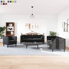 Chesterfield-Sofa-Set mit