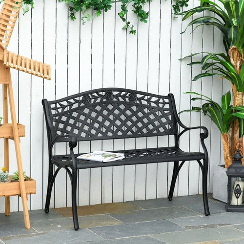 2er gartenbank sitzbank alu - 2er-gartenbank,