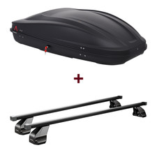 Dachbox G3 Spark 400 + Dachträger Menabo Omega Black für VW Up Typ 121 / BL1 neu