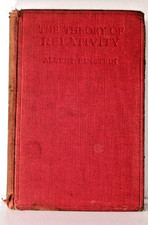 The Theory of Relativity Albert Einstein Antiquar. 6. Ausgabe 1921 Vorwort  1916