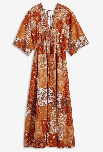 Kaftan kleid 38 weiß - gr.,