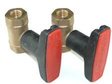 2x HEIMEIER GLOBO H KUGELHAHN