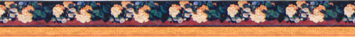 Bordüre mit gelben blumen - gelben,