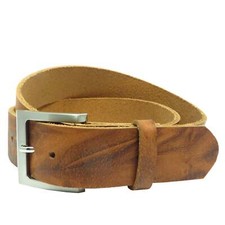 Ledergürtel 4 cm breit braun