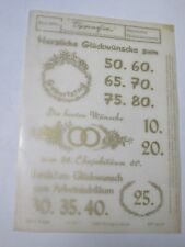Typofix - Herzliche Glückwünsche - DDR Rubbelfolie