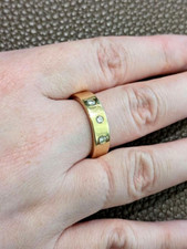 Caren Pfleger (170513) 585 Goldring, 3 Diamanten – Luxuriöse Eleganz für Damen