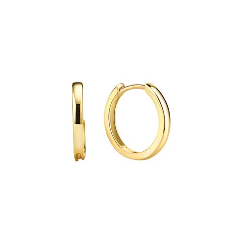 Creolen 333 gelbgold glanz - gelbgold,