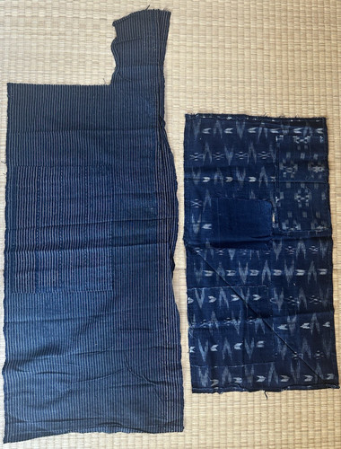 Japanisches indigo kasuri - indigo,