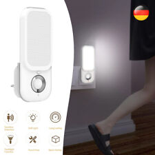 LED Nachtlicht Steckdosenlicht Mit Bewegungsmelder Taschenlampe Treppenlicht