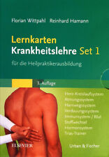 Lernkarten Krankheitslehre Set 1 für Heilpraktiker Ausbildung, WIE NEU