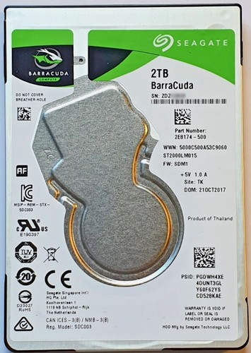 Sata seagate barracuda - tb,