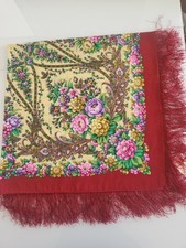 Russische Pavlovo Posad Tuch 