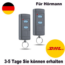 2 Stk Handsender für Hörmann HSE2-868,HSM4/HS4-868MHz Blue Button Fernbedienung