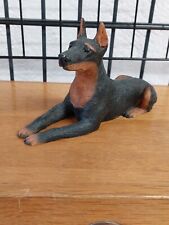 Figur Dobermann Hunde-Welpe CASTAGNA ITALY 1988