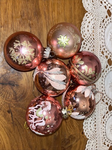 Christbaumkugeln alt glas - 6,