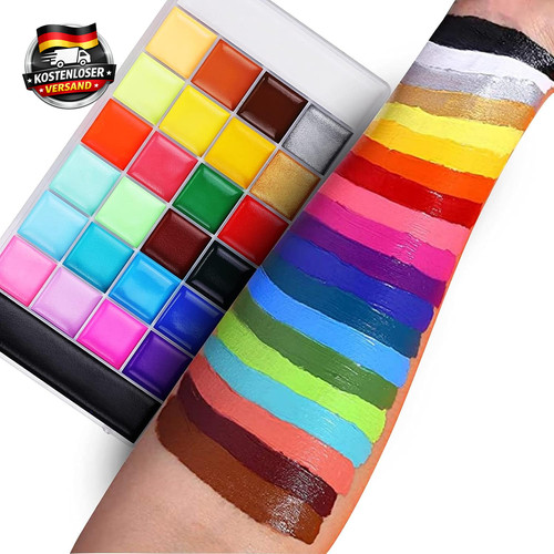 Kinderschminke set farben - set,
