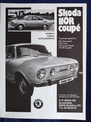 Skoda 110 originale - 110, ls