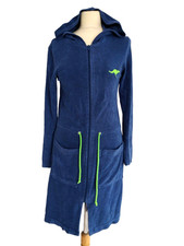 Damen Bademantel Gr.XS blau